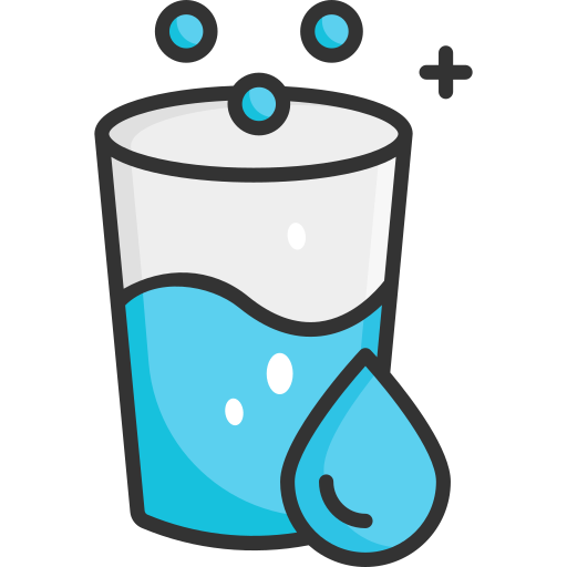 Illustration of a glass of water