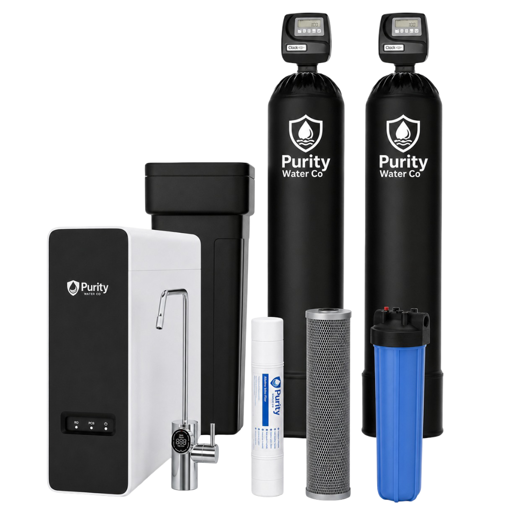 Purity Ultra Premium Filtration System with PFAS filtration, softener, carbon filtration, and reverse osmosis
