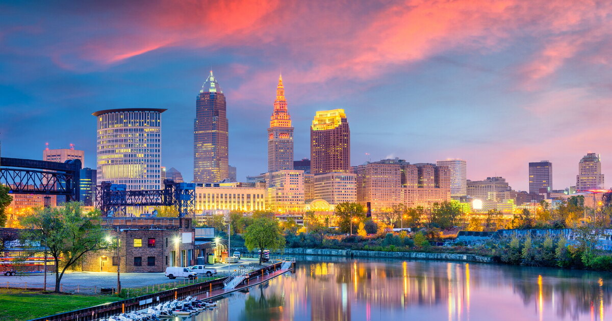 Cleveland family drinking water with Purity Water Co branding